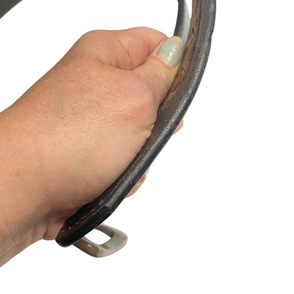 Wolverine Thick Leather Work Belt Mens  44  46  48  XXL XXXL XXXXL - Picture 5 of 8